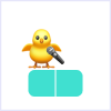 Character with microphone